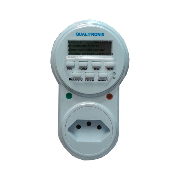 Timer Tomada  Digital  Bivolt 10a Qualitronix