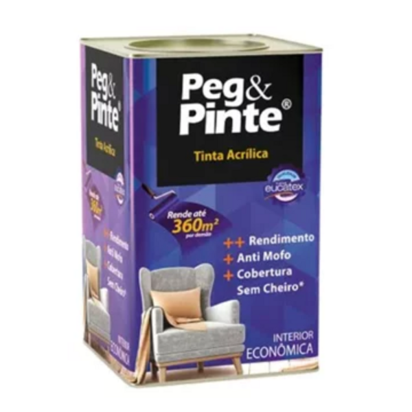 Tinta Acrí Peg&pinte 18 Litros Areia Pipa