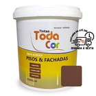 Tinta Acrílica  Pisos E Fachadas 900ml Cores - Marrom