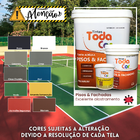 Tinta Acrílica  Pisos E Fachadas 900ml Cores - Preto