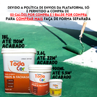 Tinta Acrílica  Pisos E Fachadas 900ml Cores - Preto