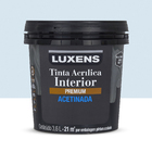 Tinta Acrílica Acetinada Premium Interior Azul Cristalino 3,6 L Luxens