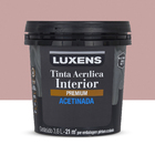 Tinta Acrílica Acetinada Premium Interior Flor De Malva 3,6 L Luxens