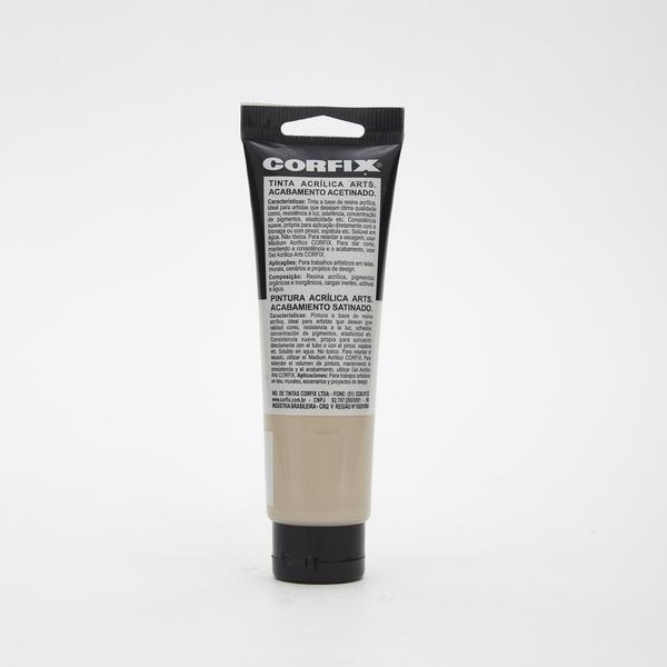 Tinta acrílica Arts Corfix cinza quente 120ml