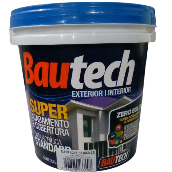 Tinta Acrílica Bautech Zero Bolor 3,6l Antimofo Bautech