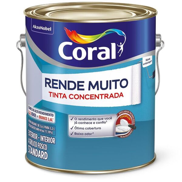 Tinta Acrilica Concentrada Rende Muito Tubarão Branco Galão 3