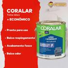 Tinta Acrílica Coral Coralar Látex Econômico Interior 3,6l  -