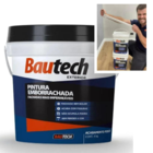 Tinta Acrílica Emborrachada  Fosco 4kg Bautech Branco