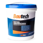 Tinta Acrílica Emborrachada  Fosco 4kg Bautech Gelo