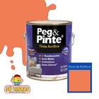Tinta Acrílica Eucatex Peg & Pinte 3,6 Litros Doce De Abóbora