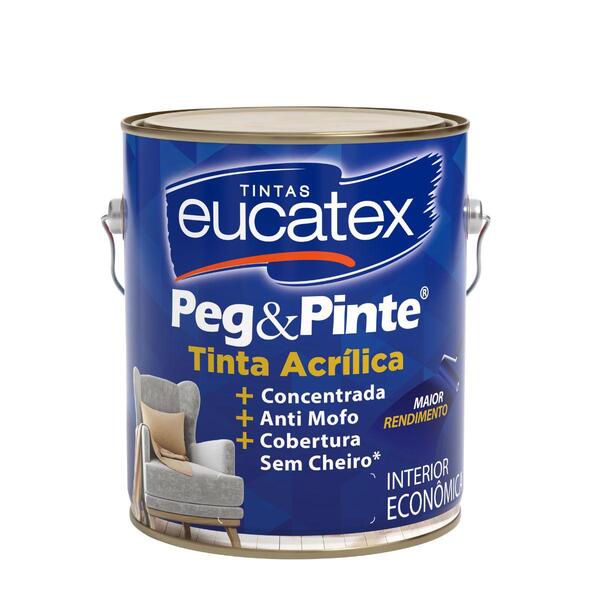 Tinta Acrílica Eucatex Peg & Pinte 3,6 Litros Doce De Abóbora