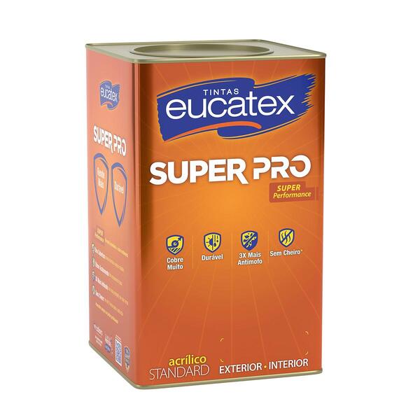 Tinta Acrílica Eucatex Super Pró Fosco 18 Litros