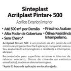 Tinta Acrílica Exterior/interior Acrilplast 3,6lt Fosca Cor P
