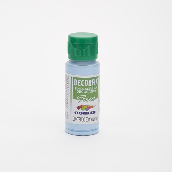 Tinta acrílica fosca Decorfix azul bebê 60ml