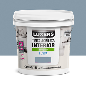 Foto de Tinta Acrílica Fosca Standard Interior Agapanto 3,6L