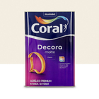 Tinta Acrílica Fosca Decora Matte Premium Interior e Exterior Branco 18 L Coral
