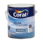 Tinta Acrílica Fosca Cores do Mundo Premium Interior Ilhas Do Pacífico Intenso 3,6 L Coral
