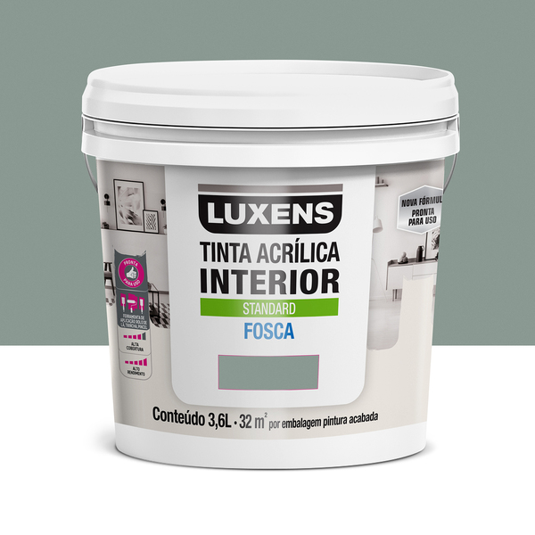 Tinta Acrílica Fosca Standard Interior Prgand 3,6 L Luxens