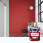 Tinta Acrílica Fosca Aveludado Master Premium Interno e Externo Tubarão Branco 3,6L Coral