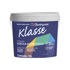 Tinta Acrílica Fosca Klasse Econômica Interior Branca 15L Qualyvinil