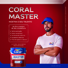 Tinta Acrílica Fosca Aveludado Master Premium Interno e Externo Branca 20L Coral
