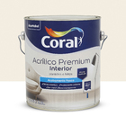 Tinta Acrílica Fosca Acrílico Premium Interior Branco 3,6 L Coral