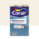 Tinta Acrílica Fosca Rende Muito Standard Interior e Exterior Branco Neve 18 L Coral