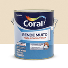 Tinta Acrílica Fosca Rende Muito Standard Interior e Exterior Palha 3,2 L Coral