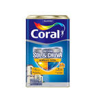 Tinta Acrílica Fosca Proteção Sol & Chuva Premium Exterior Algodão Egípcio 18 L Coral