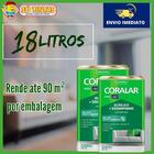 Tinta Acrílica Fosco Coral Coralar Amarelo Canário Lata 18l -