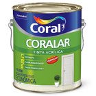 Tinta Acrílica Fosco Coralar Econômica Branco Neve 3,6L Coral