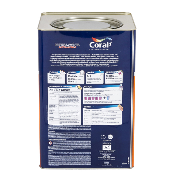 Tinta Acrilica Fosco Suave Super Lavavel Branco 18l Coral Leroy Merlin Preço baixo e entrega rápida. tinta acrilica fosco suave super lavavel branco 18l coral