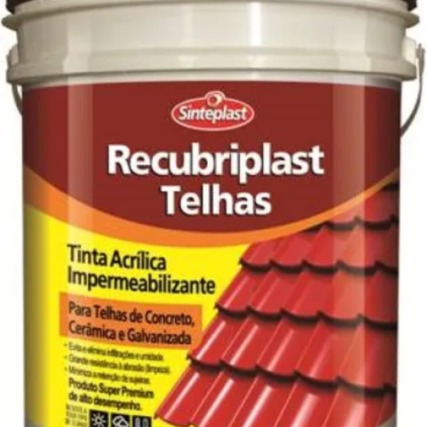 Tinta Acrílica Impermeabilizante Para Telhas 10 Lt  Branco