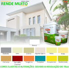 Tinta Acrílica Rende Muito Standard 3,6l Cores Claras - Algod