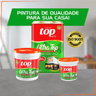 Tinta Acrílica Ultra Top - 3,6 Lt - Branco Neve - Interior E