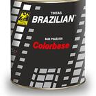 Tinta Base Poliester Prata Reflex Metalica 900ml  Brazilian