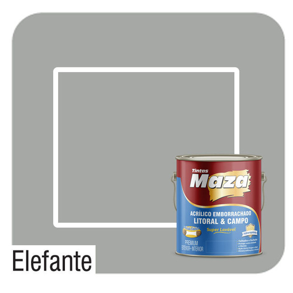 Tinta Borracha Líquida Flexível Litoral E Campo 3.6l - Elefan