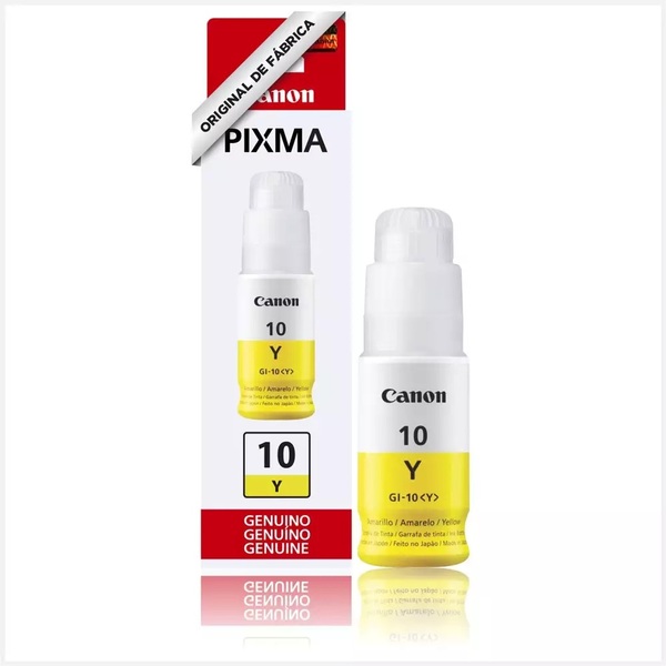 Tinta Canon Gi-10 Amarelo Gi10 G10 G6010 G7010 Gm2010 Gm4010