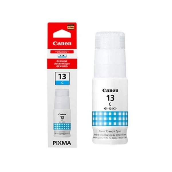 Tinta Canon Gi-13 Gi13 Ciano Original Para Impressora Mega Ta