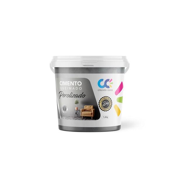 Tinta Cimento Queimado Perolizado 1,6kg Cinza Crômio | Leroy Merlin