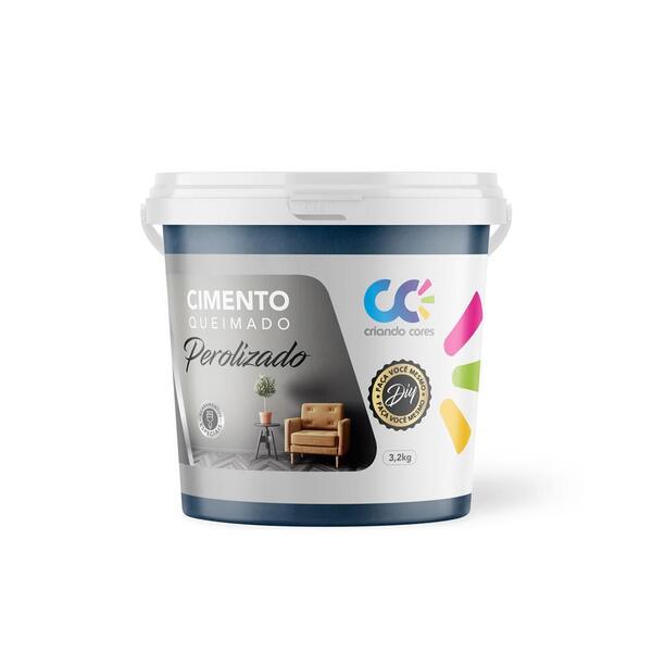 Tinta Cimento Queimado Perolizado 3,2kg Blue Jeans