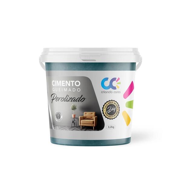 Tinta Cimento Queimado Perolizado 3,2kg Verde Grécia