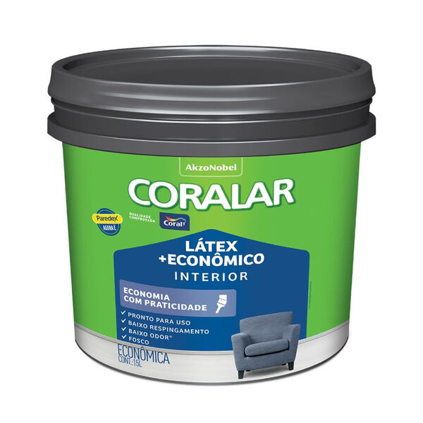Tinta Coralar Mais Eco Branco Neve 15l Coral