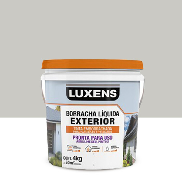 Tinta Emborracha Fosco Standard Externo Crômio 4Kg Luxens