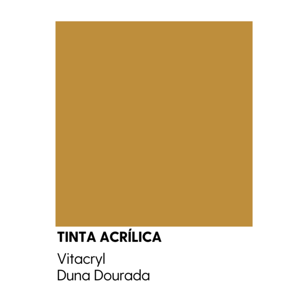 Tinta Emborrachada Acetinada Amarelos - Duna Dourada - 3 6 Lts