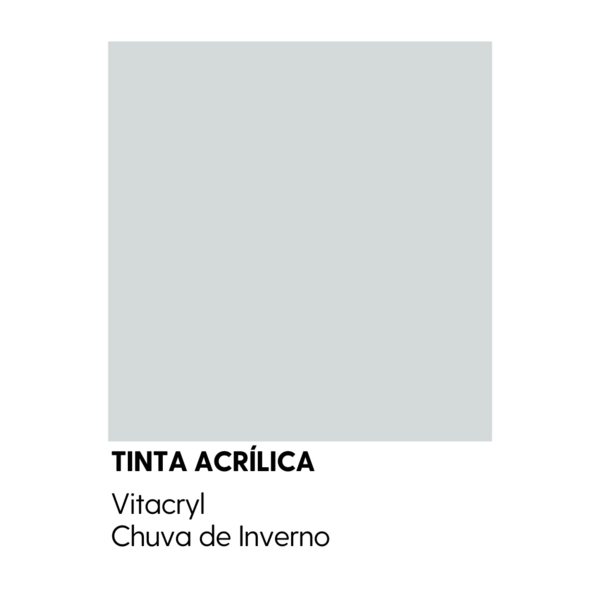 Tinta Emborrachada Acetinada Cinzas - Chuva De Inverno - 3 6
