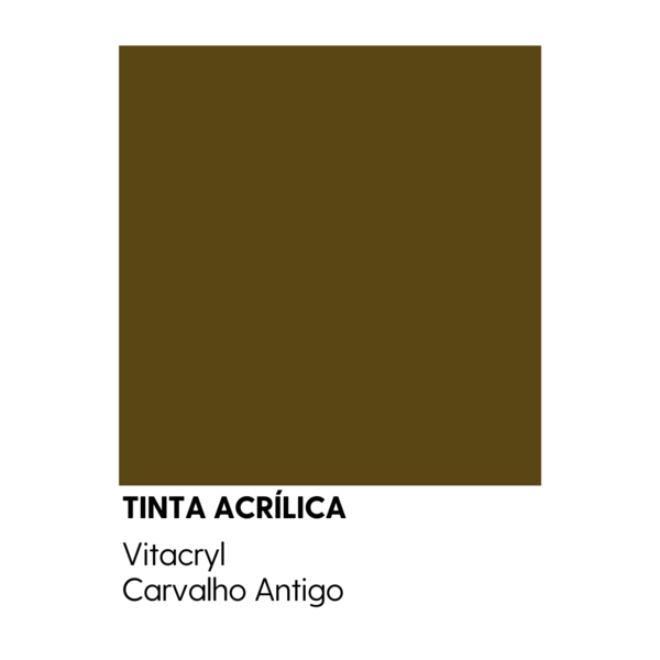Tinta Emborrachada Acetinada Marrons - Carvalho Antigo - 3 6