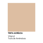 Tinta Emborrachada Acetinada Marrons - Trufa De Amêndoas - 3