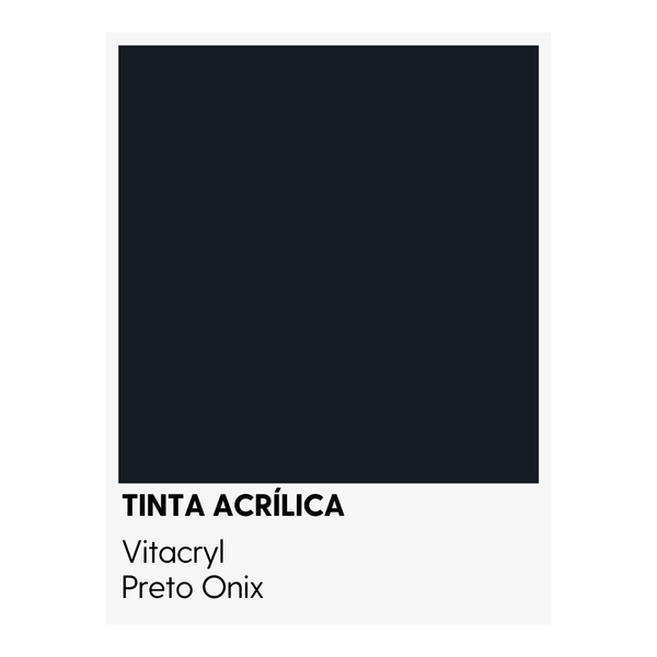 Tinta Emborrachada Acetinada Pretos - Preto Onyx - 3 6 Lts