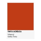Tinta Emborrachada Acetinada Vermelhos - Rubi Natural - 3 6 L